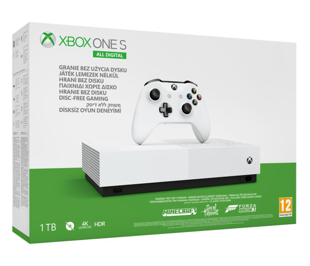 Microsoft Xbox One S 1TB All-Digital Edition - 530942 - zdjęcie 4